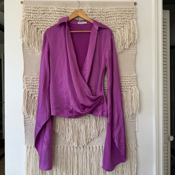 Jonathan Simkhai Paradisa Wrap Top - Picture 1 of 9
